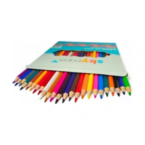 Lápis de Cor 24 Cores Sextavado Skypaper