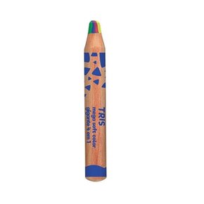 Lápis De Cor Multicolorido Big Jumbo 1 Unidade Rainbow Tris