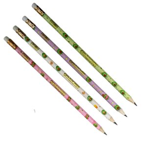 Lápis Grafite Preto Nº2 com Borracha Sortido Abacatinho Tilibra