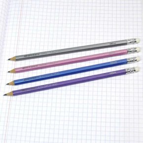 Lápis Grafite Preto Nº2 com Borracha Sortido Glow Tilibra