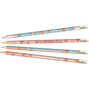 Lápis Grafite Preto Nº2 com Borracha Sortido Gypsy Tilibra