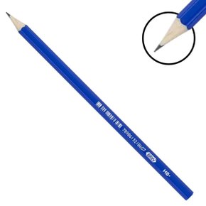 Lápis Preto HB Técnico Sextavado Madeira BRW Modelo LP 0144