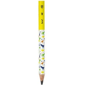 Lápis Preto Jumbo Raptors E Magic Lr7250 Brw Amarelo