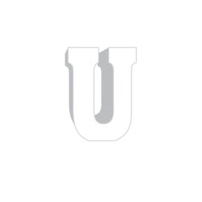 Letra Eva Provençal Peq U Piffer