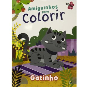 Livro Amiguinhos Para Colorir Gatinho Todolivro