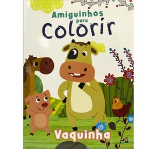 Livro Amiguinhos Para Colorir Vaquinha Todolivro