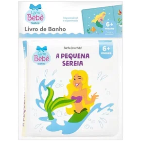 Livro Banho Divertido A Pequena Sereia Todo Livro