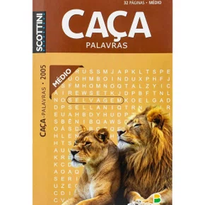 Livro Caca Palavras Médio 32 Pag Scottini