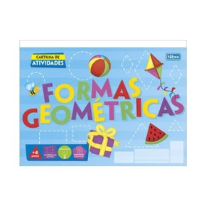 Livro de Atividades Formas Geométricas Capa Flexível 20 Folhas São Domingos