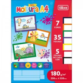 Livro Papel Moldura A4 35fls 120g Tilibra