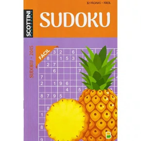 Livro Sudoku Fácil | Médio | Difícil Scottini