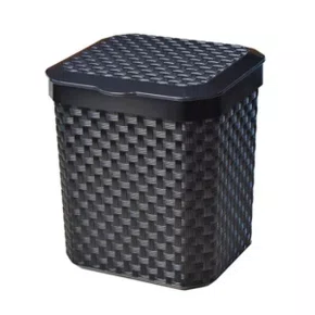Lixeira Pia 5L Rattan c/ Click Arqplast