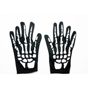 Luva Preta Esqueleto Matsumoto