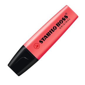 Marca Texto Stabilo Boss Original Vermelho Stabilo