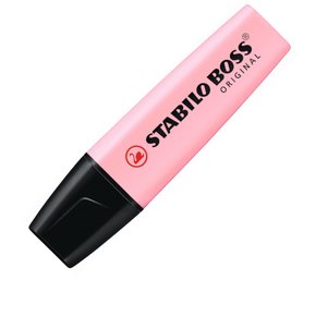 Marca Texto Stabilo Boss Pastel Rosa Pastel Stabilo