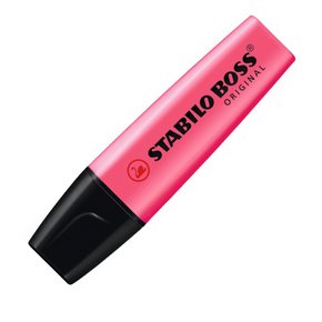 Marca Texto Stabilo Boss Principal Rosa Stabilo