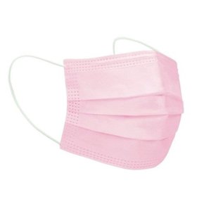 Máscara Cirúrgica Descartável Tnt Rosa C/ 50un Hndesc