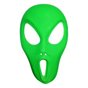 Máscara Neon Alien ET Verde Halloween Importado