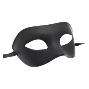Máscara Preta Lisa Plástico Ref 949