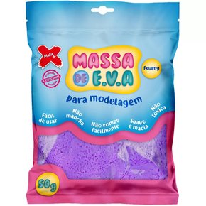 Massa De E.V.A. Roxo 50g Make+