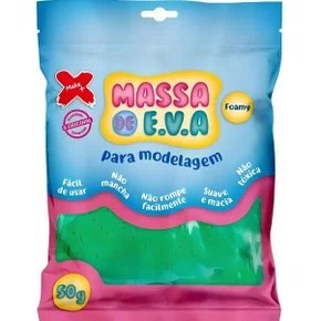 Massa De E.V.A. Verde Escuro 50g Make+