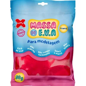 Massa De E.V.A. Vermelho 50g Make+