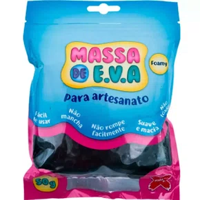 MASSA DE EVA PRETA 50 G MAKE +