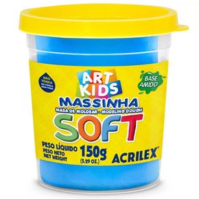 Massa De Modelar 150g Azul Soft Acrilex