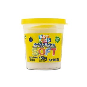 Massa De Modelar 150g Branca Soft Acrilex