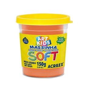 Massa De Modelar 150g Laranja Soft Acrilex