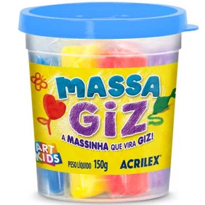 Massa Giz 100g Colorido Art Kids Acrilex