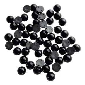 Meia Pérola 10mm Negra c/ 100g Madu