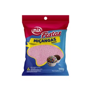 Miçanga 100g Rosa MIX