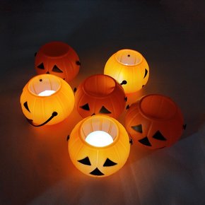 Mini Caldeirão Abóbora Laranja Halloween Bazar Importadora