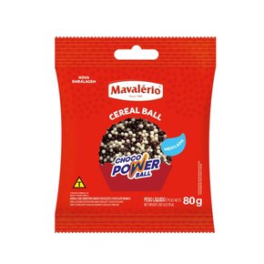 Mini Cereal Crocante Mesclado Choco Power Ball 80g  Mavalério