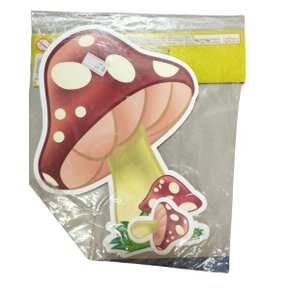 Mini Painel Decoração Cogumelo Adesivado Ref. 06938