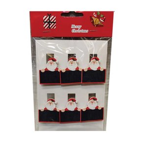 Pregador Natalino 5cm 6 Uni Papai Noel Lousa Matsumoto