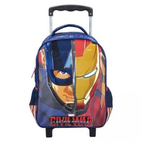 Mochila Com Rodas Capitão América Guerra Civil Peq Xeryus