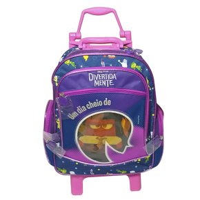Mochila Com Rodas Média Divertidamente Roxa Dermiwil