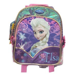 Mochila Com Rodas Frozen Elsa Dermiwil