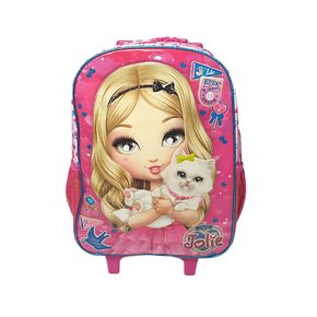 Mochila Com Rodas Jolie Loira Tilibra