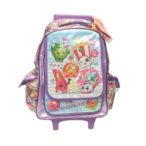 Mochila Com Rodas Shopkins Selfie Roxa Xeryus
