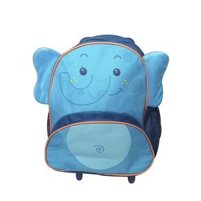 Mochila Com Rodas Zoo Pets Elefante Azul Clio Style