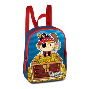 Mochila de Costas Mini Azul Piratinha Kids PI3133 Clio