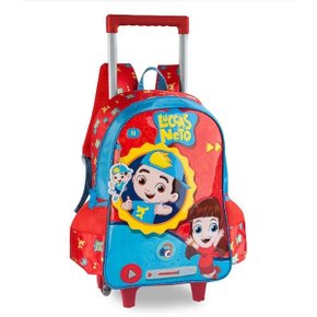Mochila Escolar C/ Roda Gde Luccas Neto LN9003K Clio