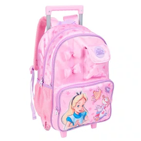 Mochila Escolar com Rodas Grande Alice no País das Maravilhas – Ref. AC26283K – Clio