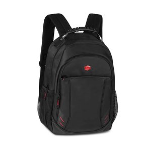 Mochila Escolar S/ Roda GDE Preta Ref. ML23132 Clio