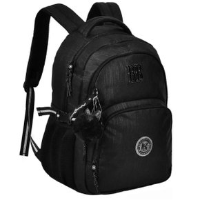 Mochila Escolar S/ Roda GDE Rebecca Bonbon Preta Ref. RB24527 Clio