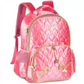 Mochila Escolar S/ Roda Gde Ref Sq3547j Sweet Queen Clio Rosa