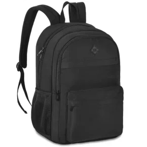 Mochila Escolar Sem Roda Grande Preta Ref. CG24600 Clio